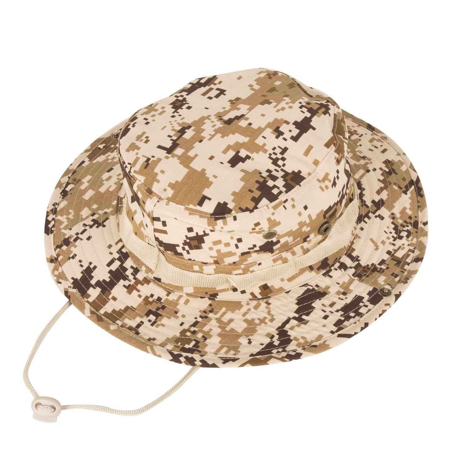Sun Hats for Men Women Bucket Hat UPF 50+ Boonie Hat Foldable UV Protection Hiking Beach Fishing Summer Safari(1pack-Beige-2)