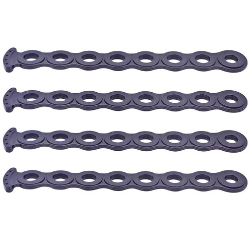 8002412 Bike Rack Rubber Straps,Rubber Chain Strap for Bike Rack,Bicycle Wheel Stabilizer Straps,Adjustable,4 Packs