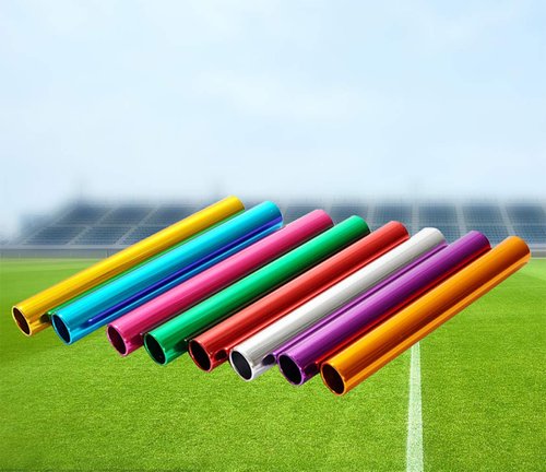 XMWangzi Aluminum Track Field Relay Batons, Race Equipments for Running Race Team, Suitable for Outdoor Sports Practice Athlete, Corrosion Resistant High Strength Smooth Surface