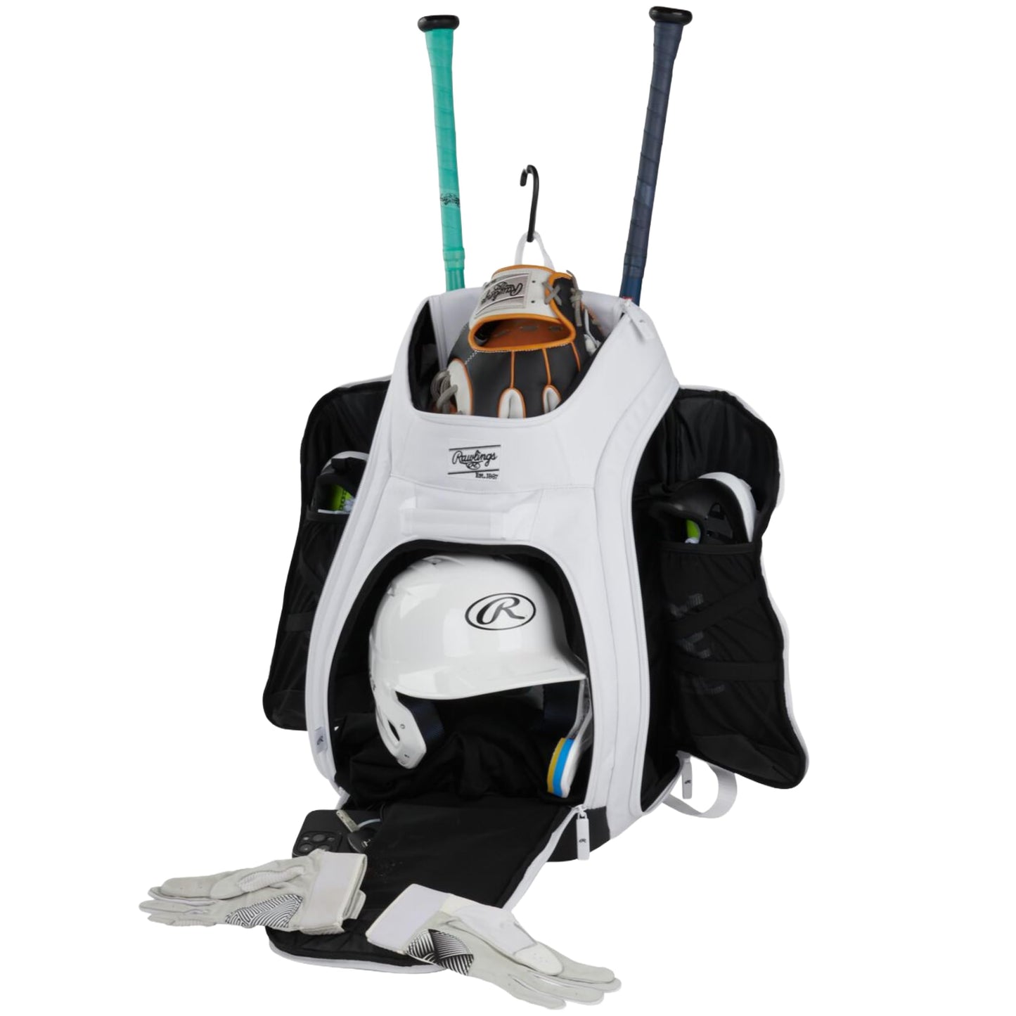 Rawlings | LEGION 2.0 Player's Backpack | Baseball/Softball | BLACK