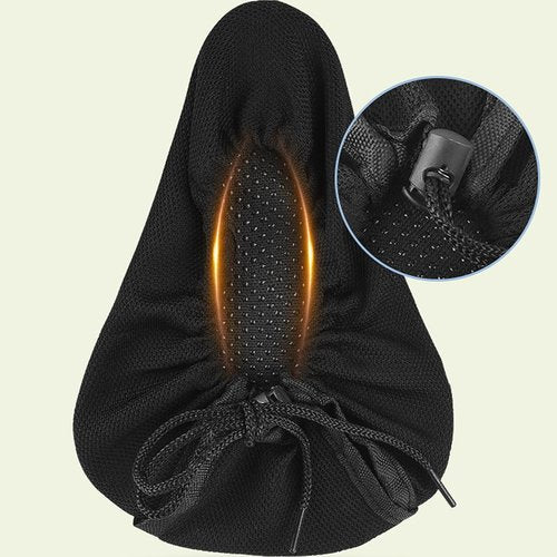 TPAUFY Kids Bike Seat Cushion for Boys & Girls Anti-Slip Bike Seat for Toddler, Breathable & Extra Soft Memory Foam Child Saddle Padded
