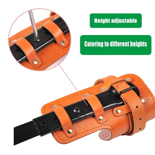timiland Tree Climbing Spikes Set, Tree Climbing Gear with Professional Accessories and Steel Wire Core Flip Line, with Triple Lock Lanyard Adjuster，for Picking Fruit and Outdoor Sports【Set A】