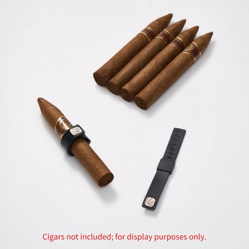 zofanvo Ultra-Strong Magnetic Cigar Holder, Black, Portable Golf Cart Accessories,Fits 34 to 70 Ring Gauge,Fit for Golfing, Grilling, Fishing, Travel, and Outdoor Adventures(Black)