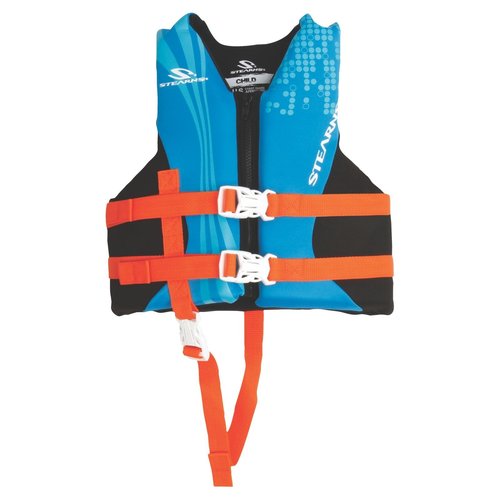 Stearns Adjustable Kids Life Jacket, USCG Approved PFD for Children Weighing 30-50lbs, Youth Life Vest for Boating, Swimming, Watersports, Pool, Beach, & More