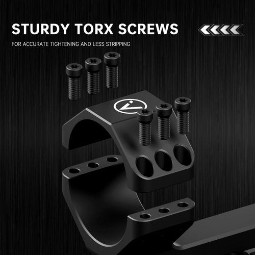 SZFEIC Cantilever Scope Mount, One-Piece Picatinny Offset Dual Ring 1.5 inch 30mm 34mm Lightweight Rifle Scope Rings Mounts