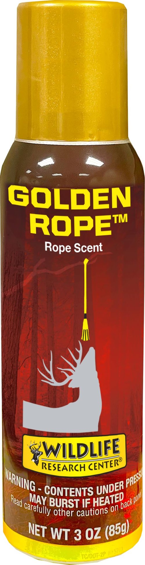 Wildlife Research Center Golden Rope Scent Spray – Hunting Scent for Existing Golden Rope or Any Rope Scrape Setup – Get The Attention of Deer and Keep Them Coming Back – 3 OZ