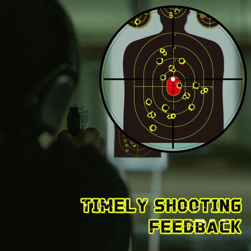 Targets for Shooting Range, 12" x 18", Self-Adhesive Paper Targets for Shooting with Timely Feedback for Gun Rifle Pistol Indoor Outdoor