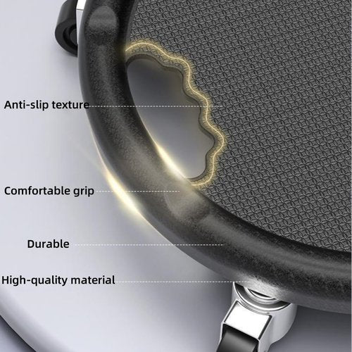 Ab Roller Wheel,Portable Women's Multifunctional Abdominal Wheel Board with Mat,360° Rotation, for Beginners or Professionals to do Full-Body Fat-Burning Abdominal Exercises in the Gym or at Home (Black)