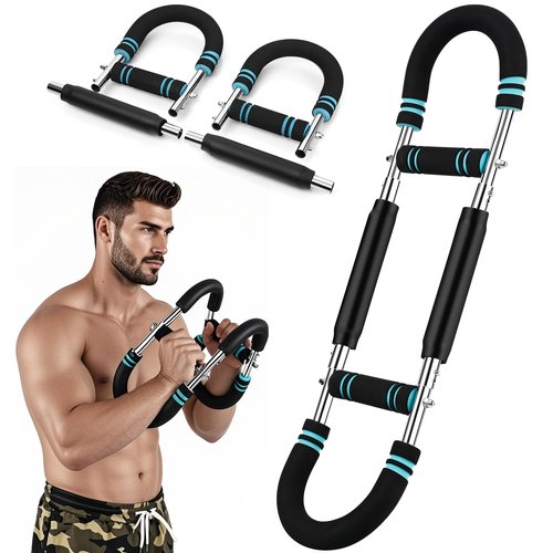 Twister Arm Exerciser 60-110lb Home Fitness Equipment Men's Strength Training Adjustable Spring Exercise Bar Chest Workout Equipment