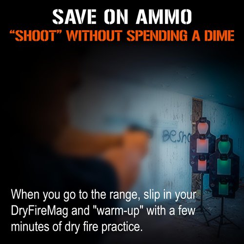 DRYFIREMAG Sig P365 9mm Dry Fire Training Mag | Firearm Dry Fire Practice | NOT Compatible with Laser Cartridges or Aftermarket Parts | Target Practice Shooting