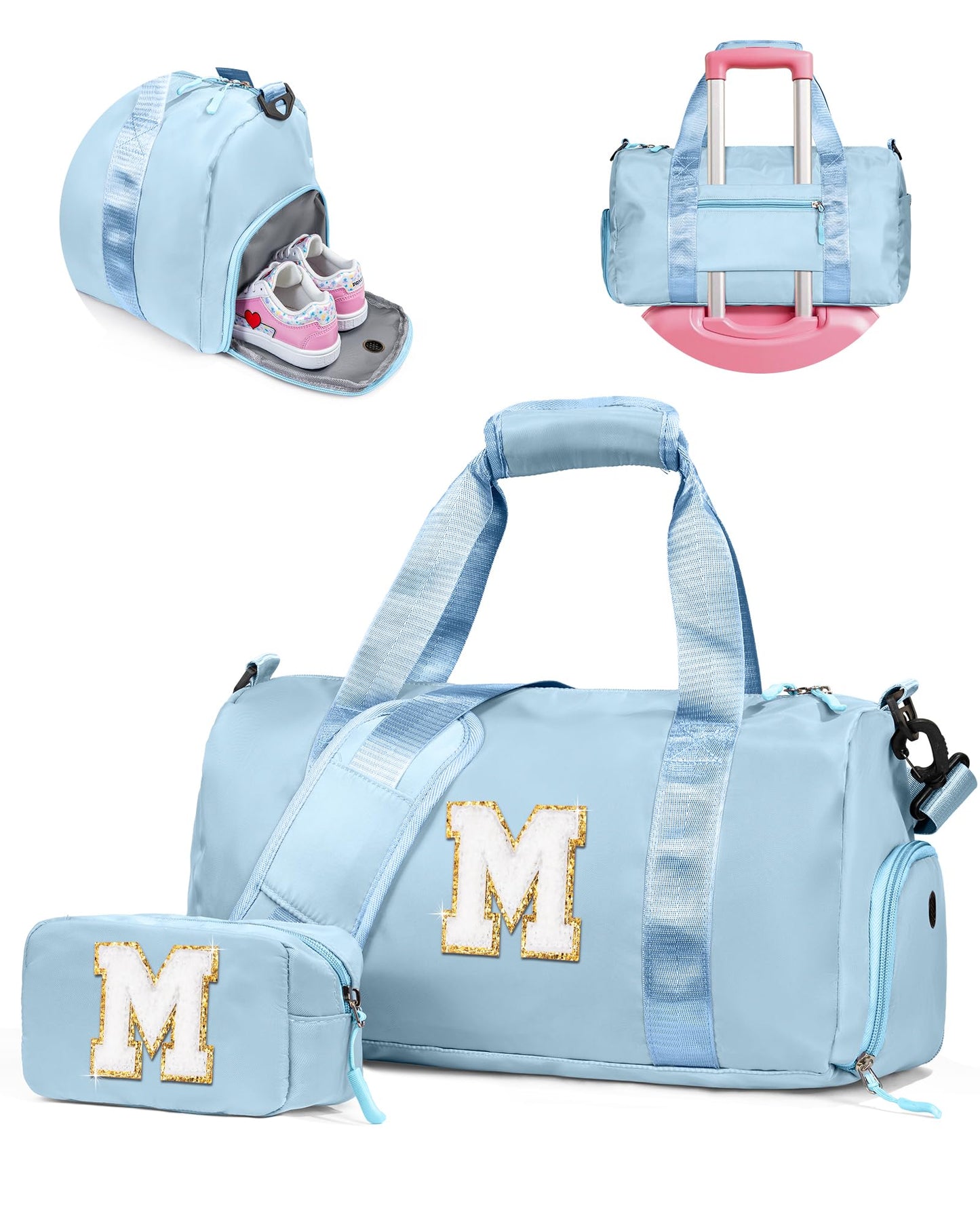 Vogewood Gifts for 3 4 5 6 7 8 9 10 Year Old Girls-Girl Gym Dance Bag