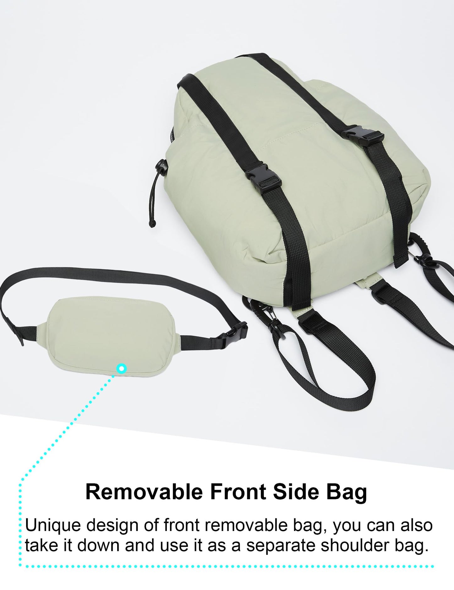 THE GYM PEOPLE Lightweight Mini Backpacks Womens Waterproof Travel Daypack Small Cute Crossbody Sling Bags