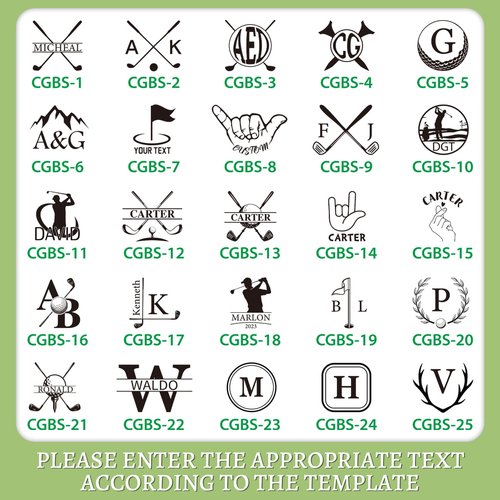 Hatchaa Custom Golf Ball Stamp Marker, Self-Inking Golf Ball Personalized Stamp with Monogram Logo Design, Durable Waterproof Golf Ball Marking Gift for Golf Lover Men & Dad Husband, Golf Balls Stamp