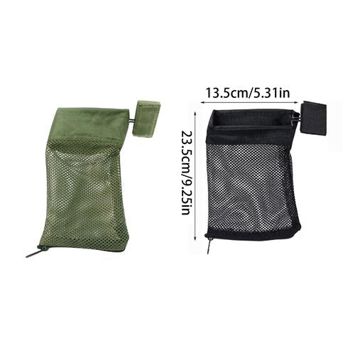 Fuhiueos Brass Shell Catcher Cartridge Collector Mesh Padded Mesh Brass Casing Catcher with Zippered Bottom