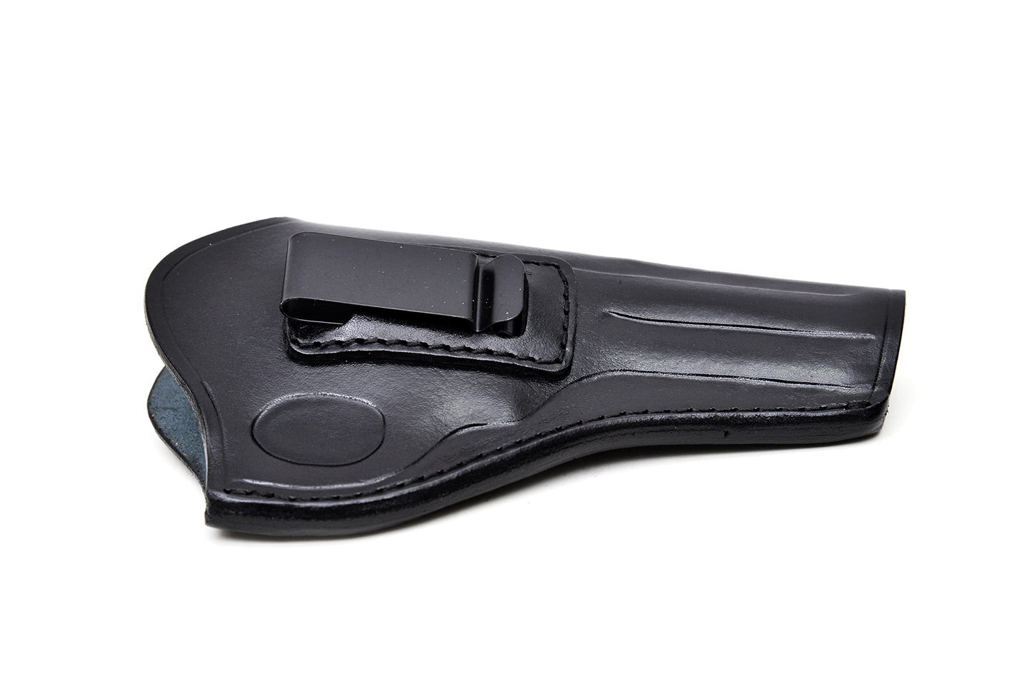 IWB Leather Holster for Taurus 856 Defender 3" Barrel - Genuine Leather - Brown and Black - Right or Left Hand (Right Hand, Black)