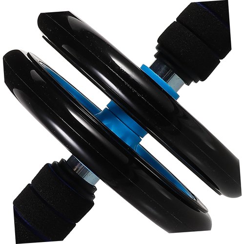 Abaodam Home Abdominal Exercise Roller Silent Two Wheel Equipment for Core Strength Training for Men Women Promotes Fat Burning
