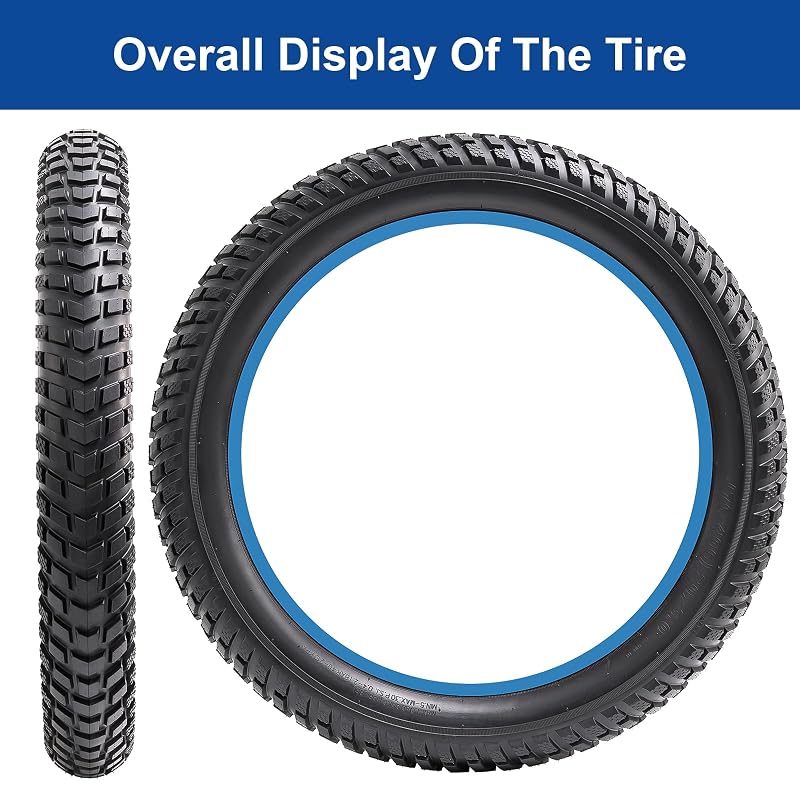 20x3.0 Fat Bike Tire 76-406 for E-Bikes – Folding, 90kg Load, 30 PSI