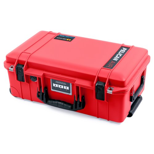 Pelican Air 1535 Carry-on Case - Red, Medium Size, Waterproof - Black Handles & Latches