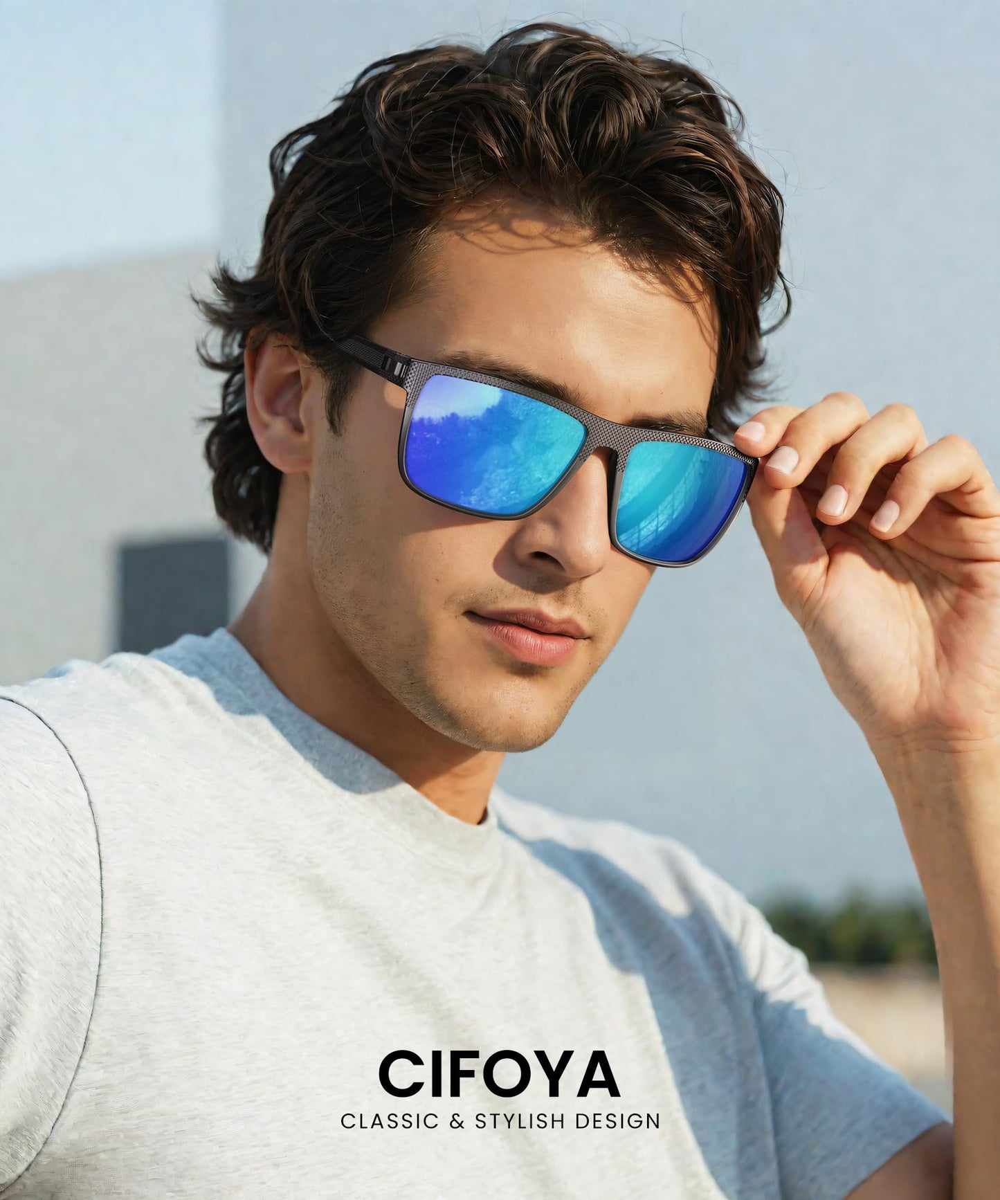 CIFOYA Sunglasses-Men Polarized Mens Sunglasses: Classic Women Sun Glasses UV Protection for Fishing Driving Golf 5PACK