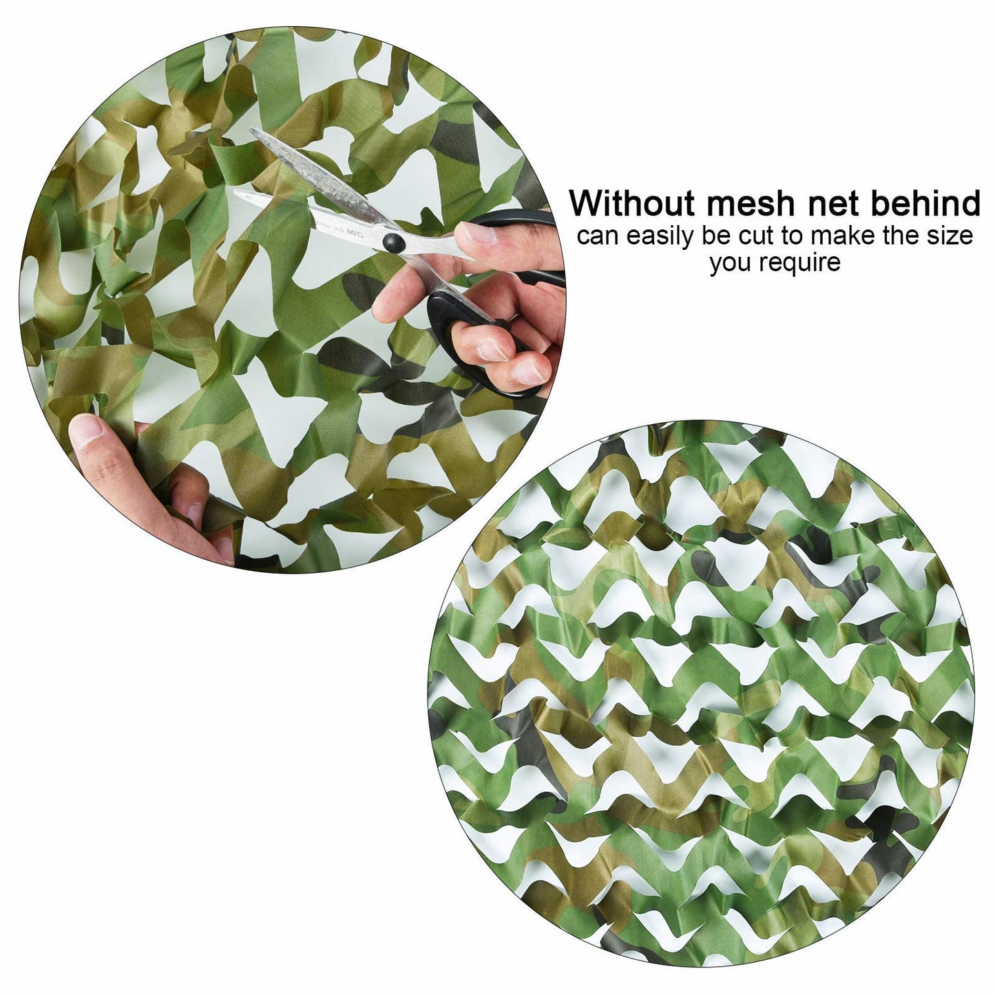 Fousam Camo Netting, Camouflage Netting Bulk Roll 10X10 10X20 20X20 for Hunting Party Decoration Sunshade