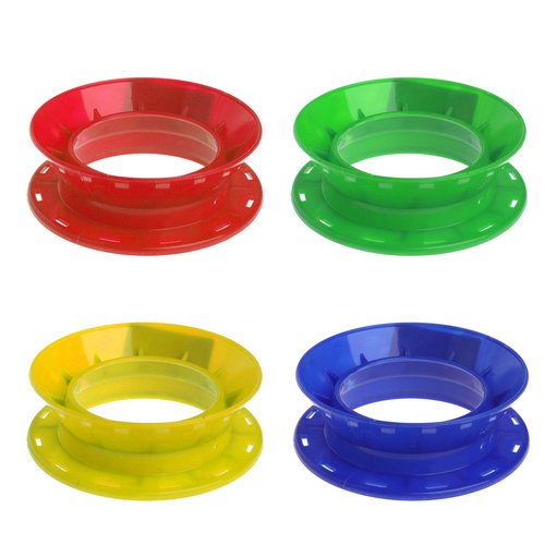 SUQIKMX Fishing Line Coiling Plate Wire Winding Rings Fishing Line Reel Handle Wire Winding Hand Reel Fishing Accessory