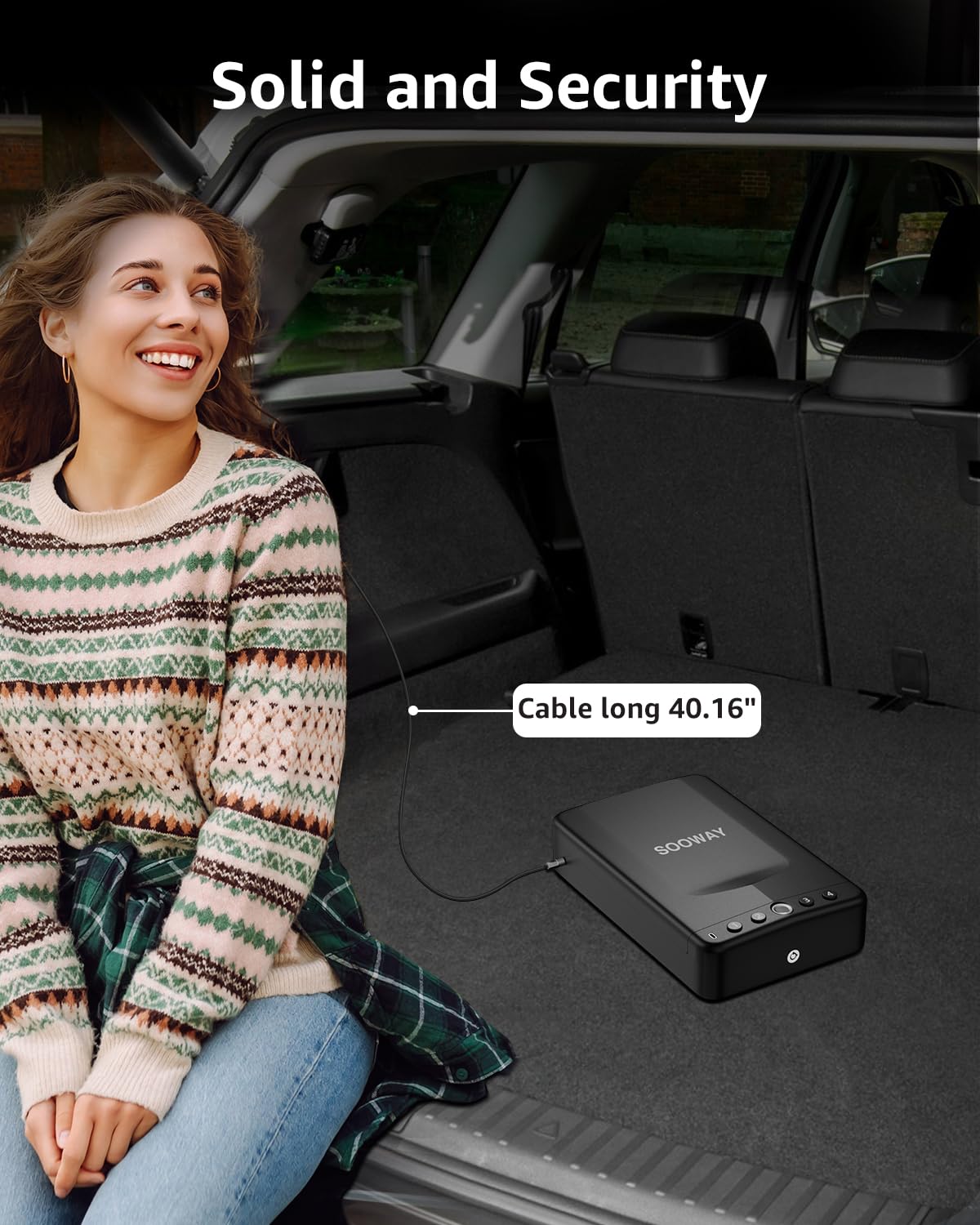 Gun Safe, Small Pistol Safe Biometric Gun Safe for Handgun, Portable Fingerprint Quick Access Gun Lock Box for Car Travel Nightstand Bedside