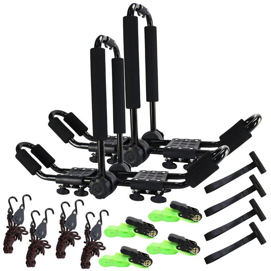 Folding Kayak Roof Rack J-Bar Adjustable
