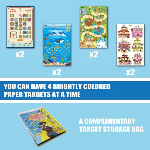 Highwild 8 Pack Variety Game Shooting Targets - 23X35 Inch, 4 Unique Game - Inspired Patterns