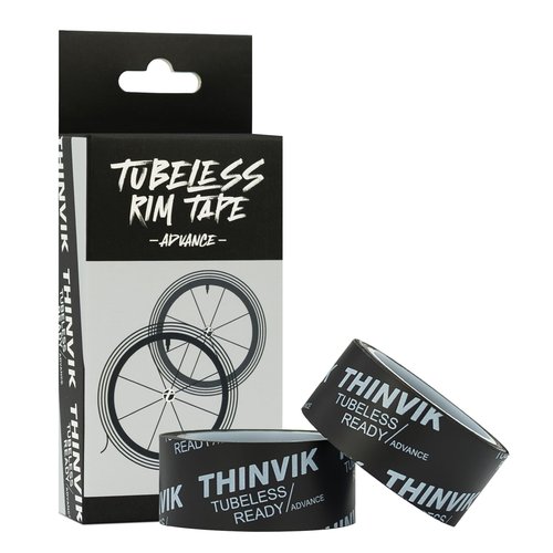 Thinvik Upgraded Tubeless Bike Wheel Rim Tape Width 21/23/25/27/29/31/33/35 mm x Length 5.5m/18.04ft Roll Anti Puncture for Mountain&Road Bike Wheel Carbon set-21mm
