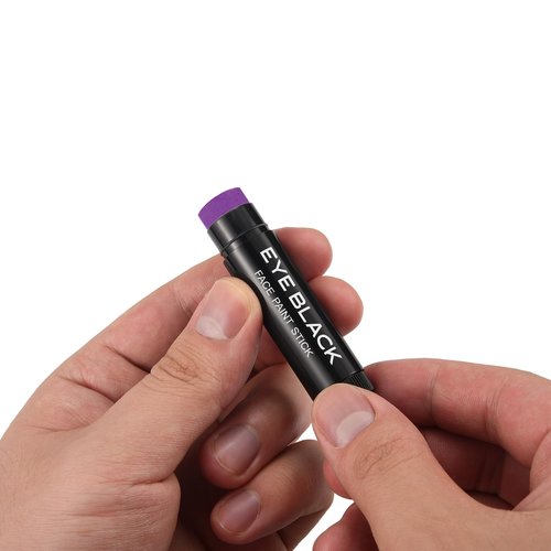 DALVGFN PURPLE EYE BLACK STICK, Anti-Glare Eyeblack For Baseball Football Softball Lacrosse, Sweat-Proof Eye Black Grease Paint For Adults Kids, Smooth & Long Lasting, Rich Full Coverage