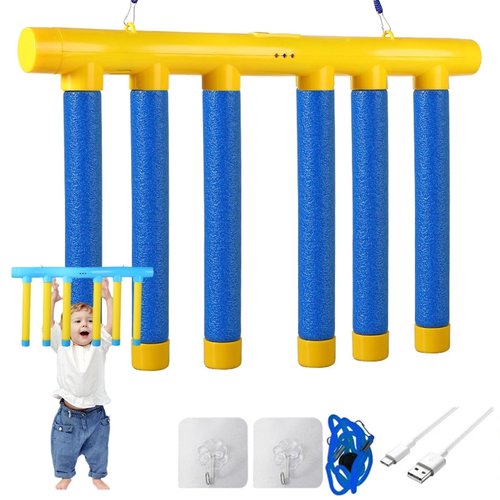 GFTHKL Reflex Challenge Game, Speed Stick Hand Eye Coordination Training Game, Reaction Test Game for Adults, Catching Sticks Game, Game Drop Reflex Training, 3 Adjustable Speed(Blue)