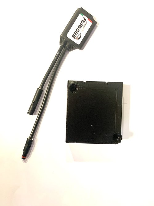 SpeedFun Fazua Ebike Tuning Kit - Speed Sensor, Black LCD, LED Display, Cycling Computer, Handlebar Mount, Cycling Computer
