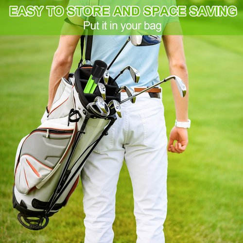 Soulchen 6 Pack Golf Alignment Sticks 48 Inches Collapsible Alignment Rods Golf Practice Rods Training Aid for Aiming Putting Golf Training Sticks with Clear Tube Case for Easy Carrying