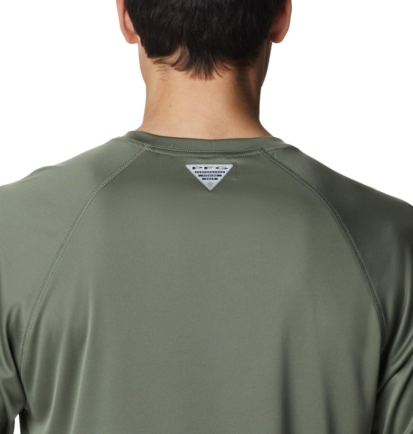 Columbia Men's Terminal Tackle Long Sleeve Shirt, Cypress/Key West Logo, 5X Big
