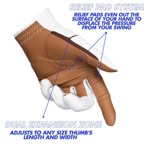 Bionic Women's RelaxGrip 2.0 DX Golf Glove, Left Hand, Medium