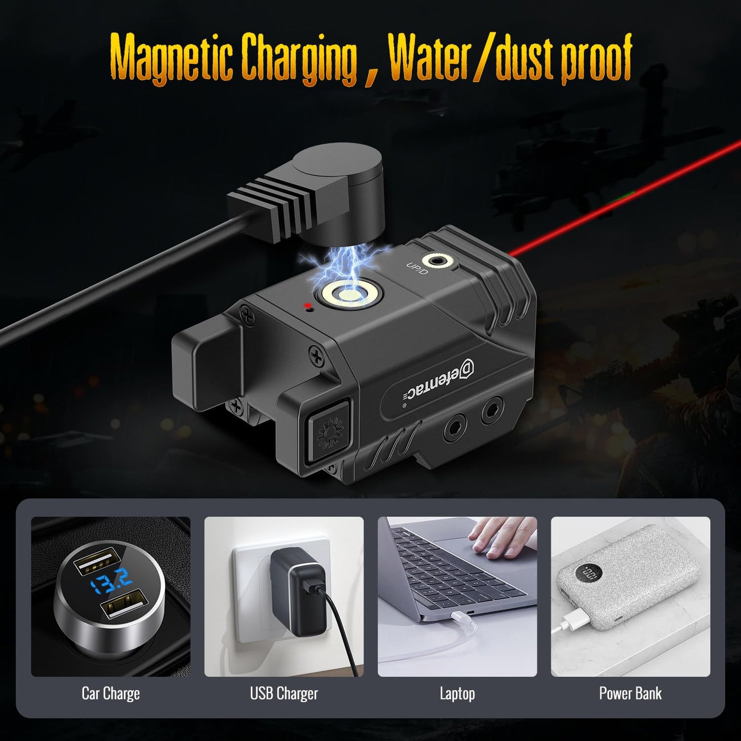 Defentac Red Laser Sight for Pistol/Handgun