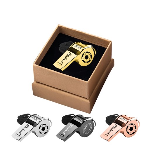 Eiennoai Custom Whistle with Name for Coach, Personalized Name Whistle with Lanyard for Women Men, Stainless Steel Sports Whistles Loud Whistle Gift for Coach Referee Teacher Sports Lover