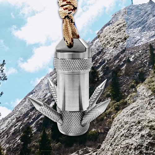 kowaku Stainless Steel Grappling Hook Climbing Claw Foldable Sturdy Multipurpose Heavy Duty Outdoor Anchor Hook for Outdoor Activity, 4 Claw