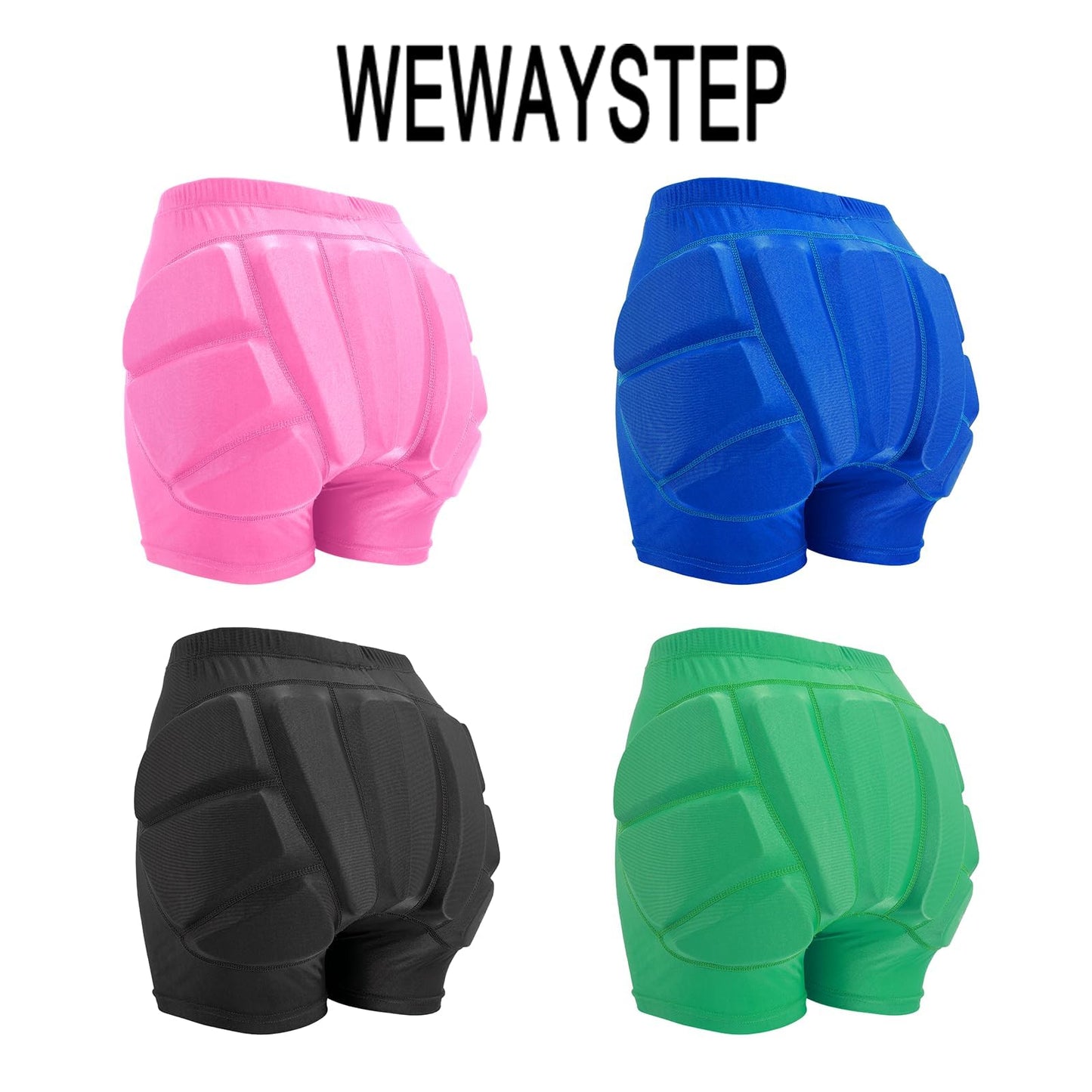 Kids Butt & Hip Padded Shorts for Skating,Youth Hip Protection Pads Figure Skating Shorts Crash Butt Pads for Tailbone & Butt (Pink, XX-Small)