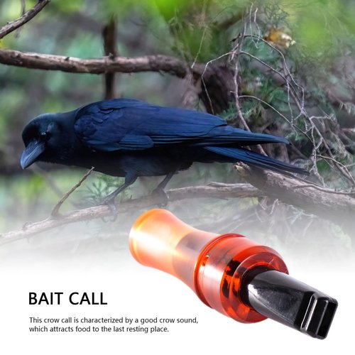 HeeHom Realistic Crow Call Whistle for Hunting & Birdwatching - Imitation Crow Decoy Sound, Durable PP Bird Caller for Beginners & Professionals in Gardens, Forests, and Fields