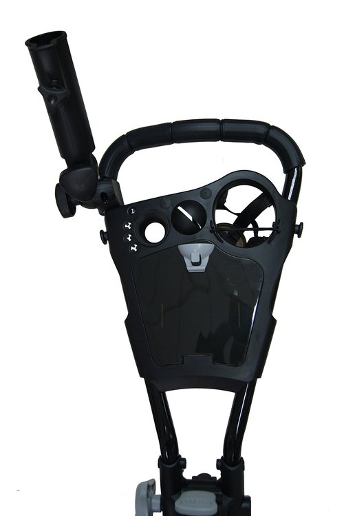 Qwik Fold 3 Wheel Push Pull Golf Cart - Patented one Second cart Open and Close Technology for Easiest Operation, Convenient Brake System, Durable Frame Design...