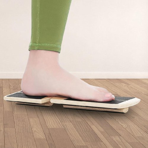 kowaku Single Leg Balancing Board Board Board Ankle Stabilizer Balance Training Platform Foot Strengthening Wood Training Tool Tool
