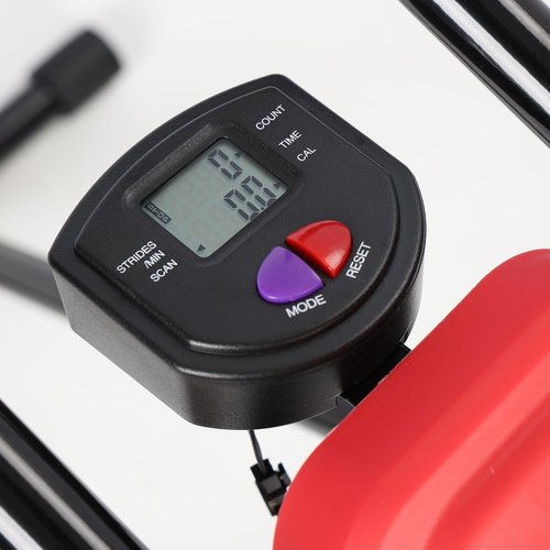 HEVIRGO Ab Workout Equipment for Women,Full Body Workout for Home Gym Strength Training Ab Machine Exercise Equipment Abdominal Trainer Foldable Waist Trainer for Stomach Workout Beginner Red Black