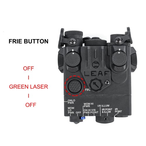 Airsoft Tactical Aiming Green Laser Sight, with 2.5mm Plug Remote Pressure Switch, with QD Quick Release Mount for 20mm Picatinny Rail