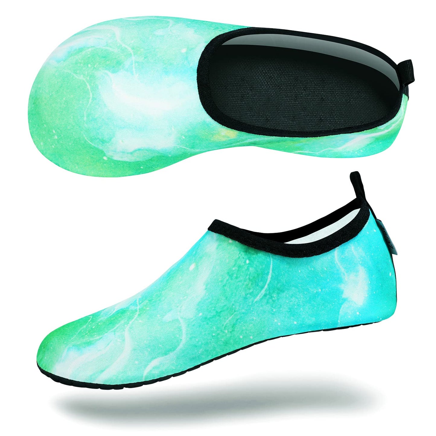 VIFUUR Water Sports Unisex Shoes Marble Green - 9-10 W US / 7.5-8.5 M US (40-41)