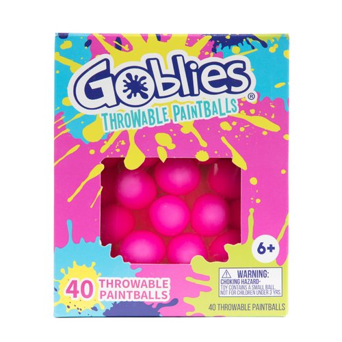 Goblies Throwable Paintballs 40 Count (Pink)