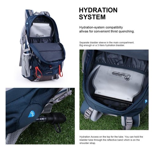 MOUNTAINTOP 40L Hiking Backpack,Lightweight Travel Backpack for Men Women Outdoor Backpacking, Camping