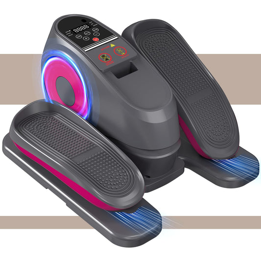 2025 New Under Desk Elliptical Machine, Electric Ellipse Leg Exerciser As Seen On TV, Forward & Reverse Directions,Quiet and Fully Assembled, Upgraded Manual Safety Power Switch