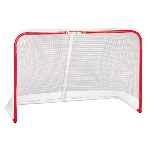 Franklin Sports NHL Street Hockey Goal - Portable Official Size Regulation Steel Street + Roller Hockey Goal with Wheels + Net - 72" x 48" - Championship