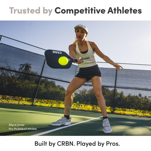CRBN C40 Pickleball Balls 6 Pack - Outdoor Pickleball Balls - Built for Durability & Precision - Roto-Molded 1-Piece Design